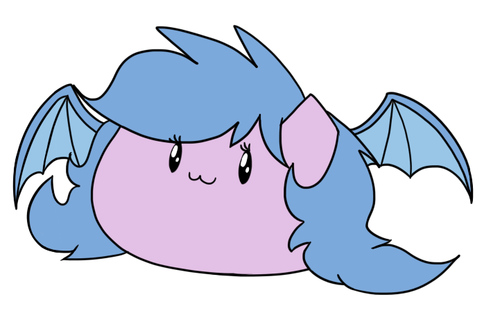 Size: 698x451 | Tagged: safe, artist:dsp2003, artist:wafflecakes, derpibooru import, edit, oc, oc:fruit hulu, bat pony, pony, :3, bat wings, blob, chubbie, cute, female, mare, ocbetes, simple background, smiling, spread wings, transparent background, wings