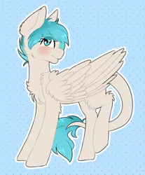 Size: 1200x1450 | Tagged: safe, artist:adostume, derpibooru import, oc, unofficial characters only, pegasus, pony, smiling, solo