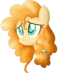 Size: 2256x2815 | Tagged: safe, artist:kimmyartmlp, derpibooru import, pear butter, earth pony, pony, bust, cute, female, heart eyes, mare, pearabetes, portrait, simple background, smiling, solo, stray strand, three quarter view, transparent background, wingding eyes
