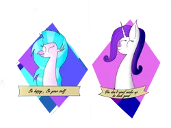 Size: 2592x1936 | Tagged: safe, artist:wonderschwifty, derpibooru import, rarity, silverstream, classical hippogriff, hippogriff, unicorn, bust, feminist ponies, mouthpiece, portrait, positive ponies, simple background, transparent background
