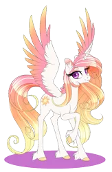 Size: 441x678 | Tagged: safe, alternate version, artist:peridotkitty, derpibooru import, princess celestia, alicorn, pony, female, looking at you, mare, simple background, solo, spread wings, transparent background, unshorn fetlocks, wings
