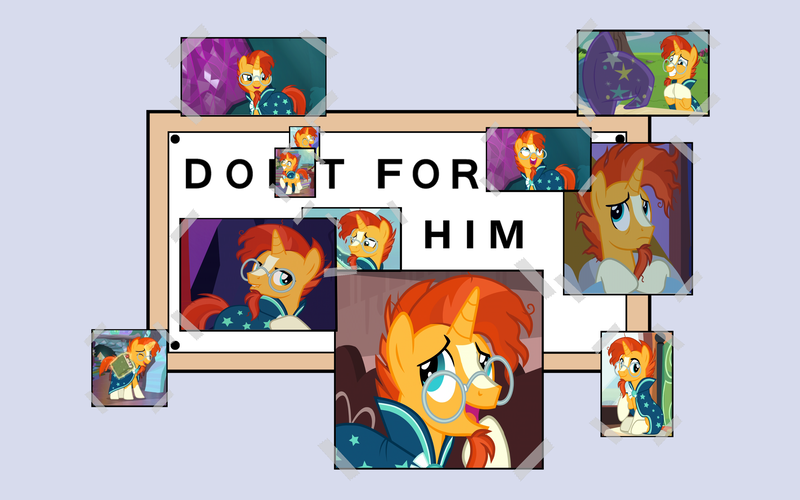 Size: 3837x2400 | Tagged: derpibooru import, do it for her, do it for him, edit, edited screencap, exploitable meme, meme, safe, screencap, screenshots, sunburst, the parent map, the simpsons, uncommon bond