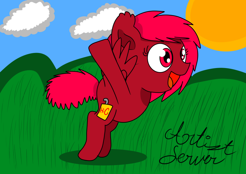 Size: 800x565 | Tagged: safe, artist:artistserver, derpibooru import, oc, oc:juice box, pegasus, pony