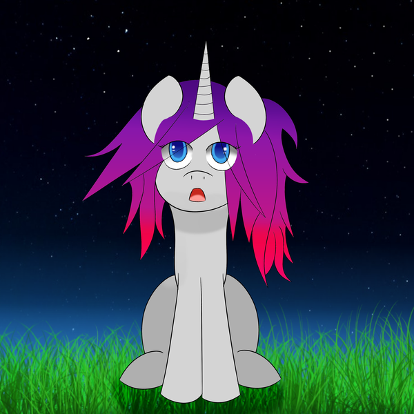 Size: 3500x3500 | Tagged: safe, artist:cocoapossibility, derpibooru import, oc, unofficial characters only, pony, unicorn, solo, stargazing