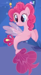 Size: 255x458 | Tagged: safe, artist:user15432, derpibooru import, pinkie pie, earth pony, pegasus, pony, seapony (g4), my little pony: the movie, spoiler:my little pony the movie, enjoy dressup, fin wings, fins, fish tail, hasbro, hasbro studios, pegasus pinkie pie, race swap, sea ponies, seaponified, seapony pinkie pie, species swap, wings