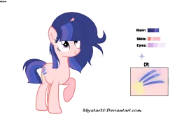 Size: 3600x2424 | Tagged: safe, artist:skystar20, derpibooru import, oc, oc:skyla, pony, unicorn, female, high res, mare, offspring, parent:flash sentry, parent:twilight sparkle, parents:flashlight, reference sheet, simple background, solo, transparent background