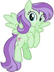 Size: 2400x3200 | Tagged: safe, artist:cheezedoodle96, derpibooru import, violet twirl, pegasus, pony, school daze, .svg available, background pony, female, flying, friendship student, looking at you, mare, simple background, smiling, solo, spread wings, svg, transparent background, vector, wings