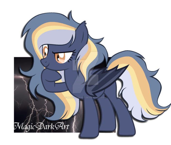 Size: 1024x871 | Tagged: safe, artist:magicdarkart, derpibooru import, oc, unofficial characters only, bat pony, pony, base used, female, mare, simple background, solo, transparent background, watermark