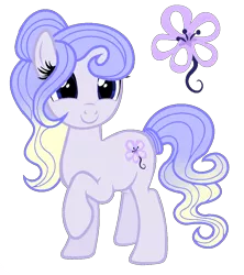Size: 934x1054 | Tagged: safe, artist:galaxysparkleyt, derpibooru import, oc, unofficial characters only, earth pony, pony, adoptable, base used, cutie mark, female, gradient mane, mare, raised hoof, simple background, smiling, solo, transparent background