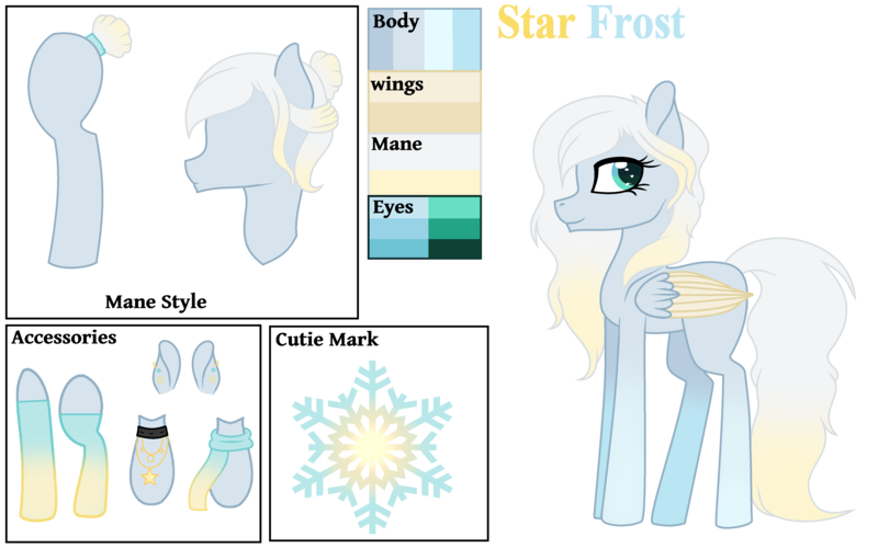 Size: 4076x2600 | Tagged: safe, artist:cindydreamlight, derpibooru import, oc, oc:star frost, pegasus, pony, female, mare, reference sheet, simple background, solo, transparent background, two toned wings