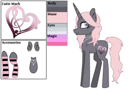 Size: 3332x2400 | Tagged: safe, artist:cindydreamlight, derpibooru import, oc, oc:dionne, pony, unicorn, female, high res, mare, reference sheet, simple background, solo, transparent background