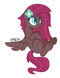 Size: 637x821 | Tagged: safe, artist:cupcakeblue22, derpibooru import, oc, oc:shade flower, unofficial characters only, pegasus, pony, base used, female, flower, flower in hair, freckles, magical lesbian spawn, mare, offspring, parent:fluttershy, parent:tempest shadow, parents:tempestshy, simple background, solo, white background