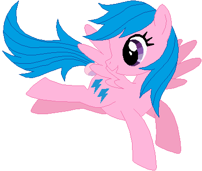 Size: 407x346 | Tagged: safe, artist:selenaede, artist:the smiling pony, artist:user15432, derpibooru import, firefly, pegasus, pony, base used, bow, g1, g1 to g4, generation leap, solo, tail bow