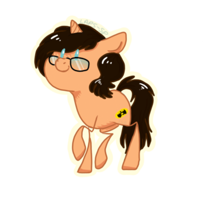 Size: 400x400 | Tagged: safe, artist:laps-sp, derpibooru import, oc, oc:nickman, pony, unicorn, chibi, glasses, male, simple background, solo, stallion, transparent background