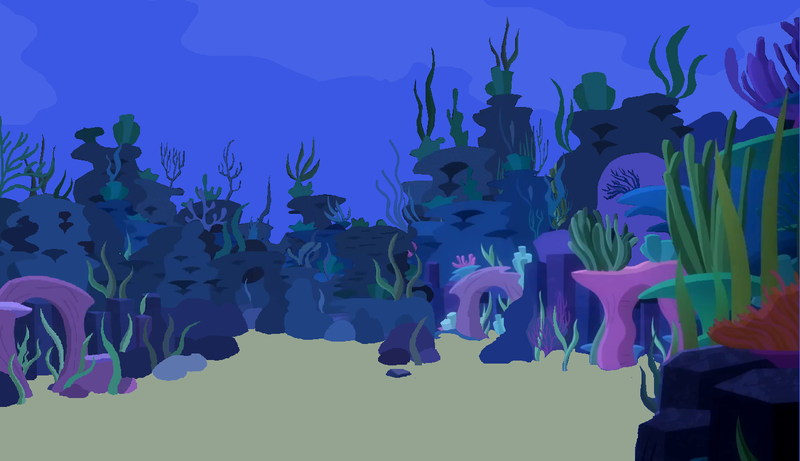 Size: 1348x776 | Tagged: artist:egskinnydippers101, background, coral, derpibooru import, edit, kelp, ms paint, ocean, reef, safe, scenery, seaweed, surf and/or turf, underwater, workshop