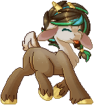 Size: 132x148 | Tagged: safe, artist:ak4neh, derpibooru import, oc, oc:valtiel, unofficial characters only, animated, faun, pixel art, simple background, solo, tongue out, transparent background