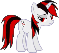 Size: 4942x4491 | Tagged: safe, artist:snipernero, derpibooru import, oc, oc:blackjack, pony, unicorn, fallout equestria, fallout equestria: project horizons, absurd resolution, fanfic art, female, lidded eyes, mare, simple background, solo, transparent background