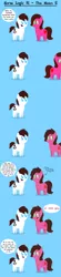 Size: 1511x6820 | Tagged: artist:aarondrawsarts, brainbloom, comic, derpibooru import, horse logic, messy mane, oc, oc:brain teaser, oc:rose bloom, safe, simple background, the mean 6, tumblr, unofficial characters only
