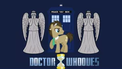 Size: 2120x1192 | Tagged: artist:dachosta, artist:theseventhstorm, crossover, derpibooru import, doctor who, doctor whooves, edit, safe, time turner, wallpaper