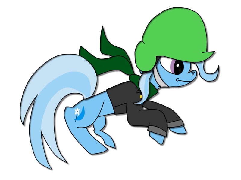 Size: 2048x1536 | Tagged: artist needed, source needed, safe, derpibooru import, trixie, pony, unicorn, 1000 hours in ms paint, bomber crew, clothes, crossover, donna keil, female, helmet, mare, scarf, simple background, solo, transparent background