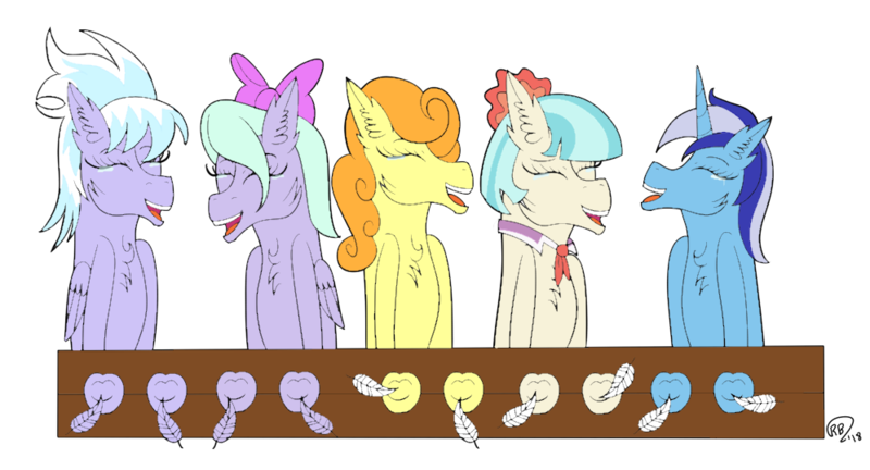 Size: 997x539 | Tagged: suggestive, artist:derpyhooves567, artist:icey-wicey-1517, color edit, derpibooru import, edit, carrot top, cloudchaser, coco pommel, flitter, golden harvest, minuette, earth pony, pegasus, pony, unicorn, bondage, chest fluff, collaboration, colored, crying, erotic tickling, eyes closed, feather, female, females only, fetish, hoof fetish, hoof tickling, laughing, mare, open mouth, simple background, stocks, tears of laughter, tickle fetish, tickle torture, tickling, transparent background, underhoof