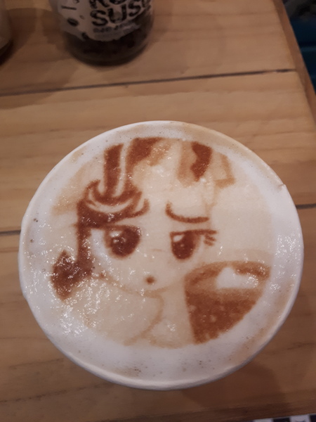 Size: 3456x4608 | Tagged: cappuccino, coffee, derpibooru, derpibooru import, empathy cocoa, food, irl, latte, marks for effort, meta, photo, picture, safe, starlight glimmer