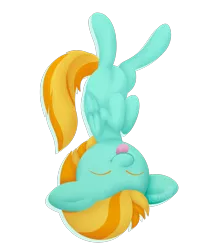 Size: 1200x1400 | Tagged: safe, artist:annogyingkala, derpibooru import, lightning dust, eyes closed, female, filly, simple background, solo, tongue out, transparent background