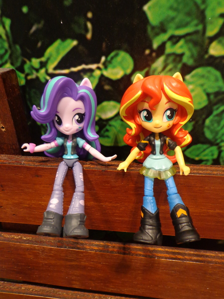 Size: 3456x4608 | Tagged: safe, derpibooru import, starlight glimmer, sunset shimmer, equestria girls, doll, equestria girls minis, irl, photo, singapore, toy