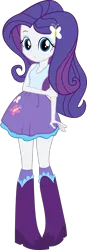 Size: 1024x2954 | Tagged: safe, artist:iamsheila, derpibooru import, edit, vector edit, fluttershy, rarity, equestria girls, boots, clothes, fusion, recolor, shoes, simple background, skirt, transparent background, vector