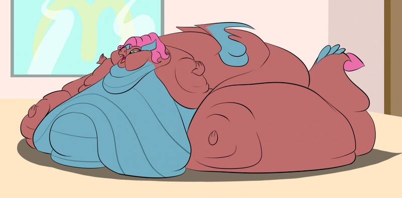 Size: 1280x632 | Tagged: artist:astr0zone, belly, big mina, bingo wings, blob, breasts, chubby cheeks, derpibooru import, double chin, dragon, fat, fat boobs, fat tail, fat wings, flabby chest, huge belly, huge butt, immobile, impossibly large belly, impossibly large butt, large belly, large butt, mcdonald's, mina, morbidly obese, neck roll, obese, open mouth, questionable, rolls of fat, thunder thighs, triple chin