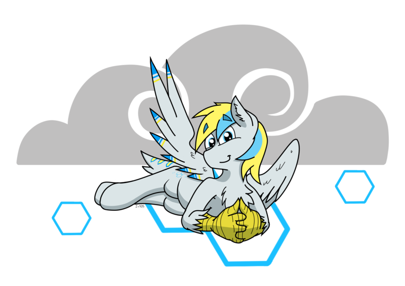 Size: 2806x1984 | Tagged: artist:in3ds2, chest fluff, cutie mark, derpibooru import, hippogriff, oc, oc:cirrus sky, safe, simple background, smiling, solo, transparent background, unofficial characters only