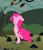 Size: 404x470 | Tagged: safe, artist:relatablepicturesofpinkiepie, derpibooru import, pinkie pie, pony, arm behind head, ballerina, bipedal, cropped, dancing, female, mare, pretty, rear view, solo, standing