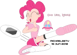 Size: 3500x2497 | Tagged: artist:michaelsety, derpibooru import, football, human, humanized, pinkie pie, russia, safe, simple background, solo, sports, transparent background, world cup