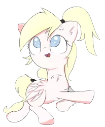 Size: 1252x1510 | Tagged: safe, artist:otherdrawfag, derpibooru import, oc, oc:luftkrieg, pegasus, pony, aryan, aryan pony, blonde, female, filly, happy, looking up, nazi, nazipone, ponytail