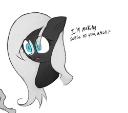 Size: 708x625 | Tagged: safe, artist:otherdrawfag, derpibooru import, oc, oc:vril pony, earth pony, pony, /mlpol/, bust, dialogue, face, female, long hair, portrait, text, vril society