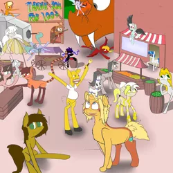 Size: 7000x7000 | Tagged: safe, artist:ask-a-colt-and-his-fox, derpibooru import, oc, oc:banana pie, oc:cynical flitter, oc:dazed timid, oc:enderstine, oc:fionna fire, oc:insane jack, oc:just-a-taco-thing, oc:kettle, oc:leonidas littlelight, oc:les beyond, oc:nemo von silver, oc:olive, oc:red panda damon, oc:reversalmushroom, oc:shaula, oc:shield scales, oc:shy heart, oc:silky skies, oc:sweet treats, unofficial characters only, pony, absurd resolution, crowd, follower celebration, followers, followers picture, reversalmushroom, tumblr, tumblr comic