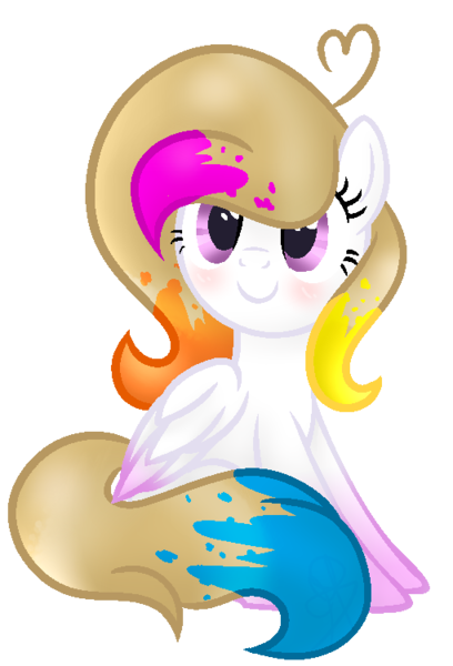 Size: 510x750 | Tagged: safe, artist:xxmelody-scribblexx, derpibooru import, oc, oc:spring splat, pegasus, pony, female, mare, simple background, sitting, solo, transparent background