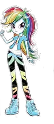 Size: 445x1024 | Tagged: safe, artist:superbobiann, derpibooru import, editor:superbobiann, rainbow dash, equestria girls, equestria girls series, eqg promo pose set, simple background, solo, transparent background