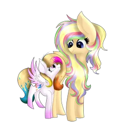 Size: 3000x3000 | Tagged: safe, artist:xxmelody-scribblexx, derpibooru import, oc, oc:melody scribble, oc:spring splat, unofficial characters only, pegasus, pony, female, filly, high res, mare, simple background, transparent background