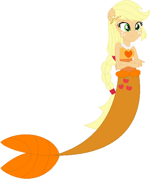 Size: 484x575 | Tagged: safe, artist:selenaede, artist:user15432, derpibooru import, applejack, human, mermaid, starfish, equestria girls, base used, clothes, fins, hasbro, hasbro studios, jewelry, mermaid tail, mermaidized, necklace, pearl necklace, ponied up, species swap, tail