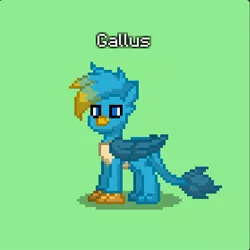 Size: 838x837 | Tagged: safe, derpibooru import, gallus, gryphon, pony town, solo