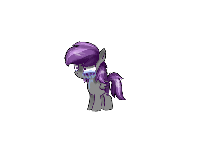 Size: 2500x2000 | Tagged: safe, artist:sodadoodle, derpibooru import, oc, oc:scintillalight, unofficial characters only, pegasus, pony, childhood, colored sketch, colored wings, crying, female, filly, sad, shiny, simple background, solo, tears of pain, transparent background, traumatized