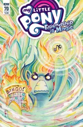 Size: 1054x1600 | Tagged: artist:sararichard, bingo, bingo balls, bingo card, derpibooru import, extreme bingo, fire, idw, rainbow dash, safe, spoiler:comic, spoiler:comic70