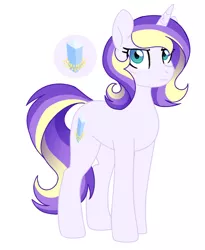 Size: 1636x1996 | Tagged: safe, artist:darlyjay, derpibooru import, oc, oc:heartbeat, pony, unicorn, female, mare, offspring, parent:princess cadance, parent:shining armor, parents:shiningcadance, simple background, solo, white background