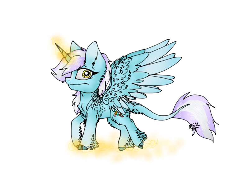 Size: 2048x1536 | Tagged: alicorn, artist:melonseed11, chibi, cloven hooves, derpibooru import, female, fluffy, magic, mare, oc, oc:wind blade, safe, simple background, solo, transparent background