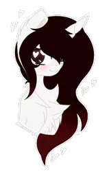 Size: 489x768 | Tagged: safe, artist:electricaldragon, derpibooru import, oc, oc:taya, pony, unicorn, bust, chest fluff, female, heart eyes, mare, portrait, simple background, solo, transparent background, wingding eyes