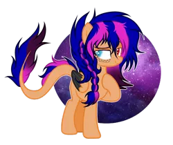 Size: 1024x859 | Tagged: safe, artist:mintoria, derpibooru import, oc, oc:illusion, unofficial characters only, pegasus, pony, female, heterochromia, mare, simple background, solo, transparent background, two toned wings
