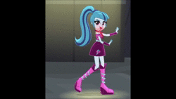 Size: 854x480 | Tagged: safe, derpibooru import, edit, edited screencap, screencap, sonata dusk, equestria girls, rainbow rocks, amulet, animated, boots, cropped, cute, dancing, female, gem, high heel boots, letterboxing, looking at you, music, ponytail, shoes, singing, siren gem, solo, sonatabetes, sound, webm