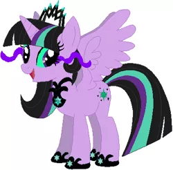 Size: 405x399 | Tagged: alicorn, alicorn oc, artist:quanxaro, artist:selenaede, artist:user15432, base used, clothes, crown, derpibooru import, flaming eyes, glowing eyes, hasbro, hasbro studios, jewelry, necklace, oc, oc:twivine sparkle, oc villain, regalia, safe, shoes, twilight sparkle, twilight sparkle (alicorn), twivine sparkle