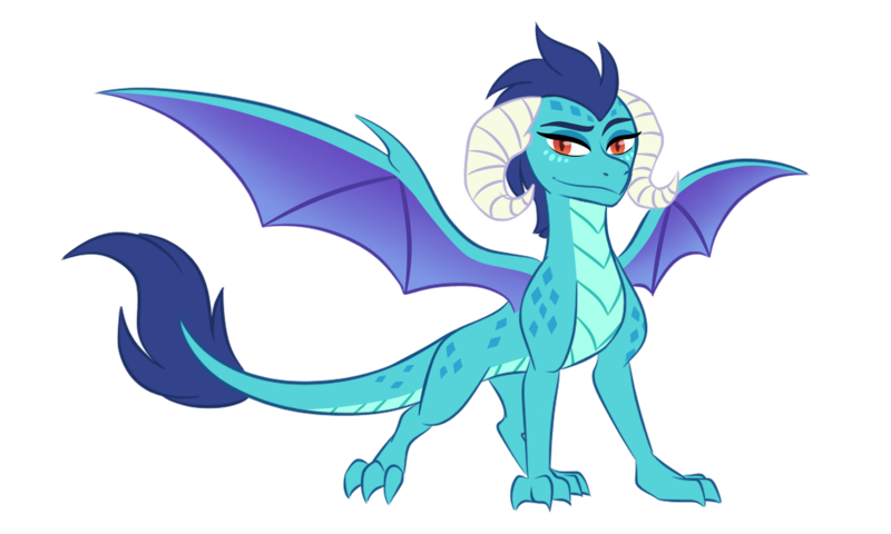 Size: 1500x900 | Tagged: artist:tamersworld, derpibooru import, dragon, dragoness, dragon lord ember, female, princess ember, safe, simple background, smiling, solo, transparent background